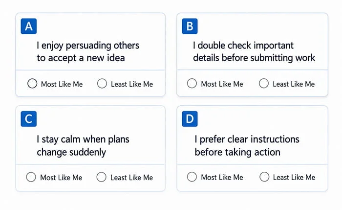 choosing the statements